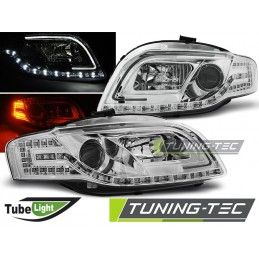 HEADLIGHTS TUBE LIGHT CHROME fits AUDI A4 B7 11.04-03.08, A4 B7 04-08