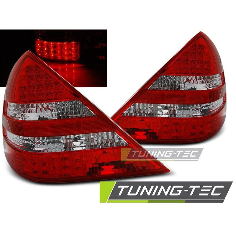 LED TAIL LIGHTS RED WHITE fits MERCEDES R170 SLK 04.96-04, SLK R170