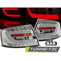 LED TAIL LIGHTS CHROME fits AUDI A6 C6 SEDAN 04.04-08 7PIN, A6 4F C6 04-10