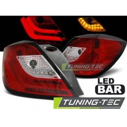 OPEL ASTRA H 03.04-09 3D RED WHITE LED, Astra H