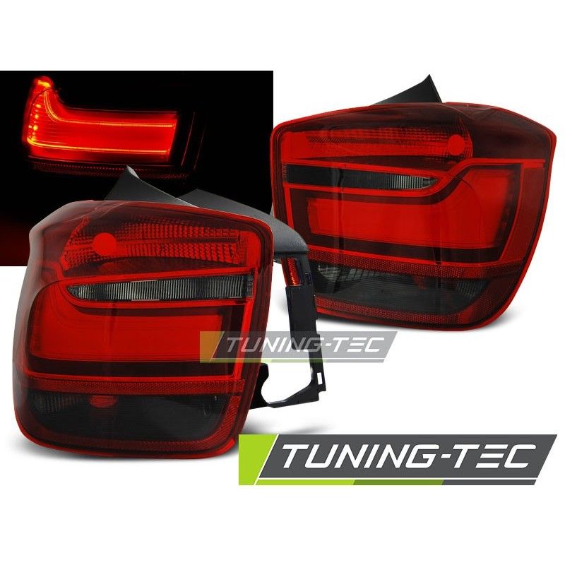 LED BAR TAIL LIGHTS RED SMOKE fits BMW F20 / F21 11-12.14, Serie 1 F20