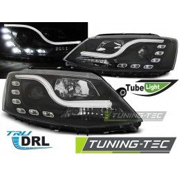 HEADLIGHTS TUBE LIGHT DRL BLACK fits VW JETTA VI 1.11-18, Eclairage Volkswagen