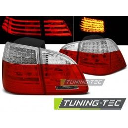 LED TAIL LIGHTS RED WHITE fits BMW E61 04-03.07 TOURING, Eclairage Bmw
