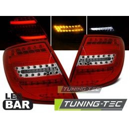 LED BAR TAIL LIGHTS RED WHIE fits MERCEDES C-KLASA W204 KOMBI 07-10, Classe C W204