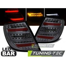 LED BAR TAIL LIGHTS SMOKE fits MERCEDES C-KLASA W204 KOMBI 07-10, Classe C W204