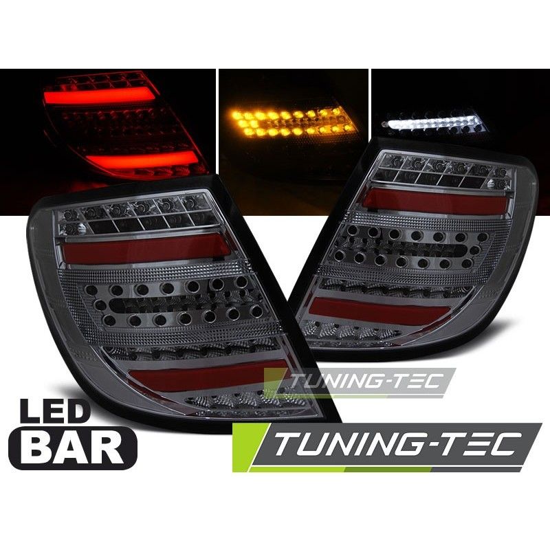 LED BAR TAIL LIGHTS SMOKE fits MERCEDES C-KLASA W204 KOMBI 07-10, Classe C W204