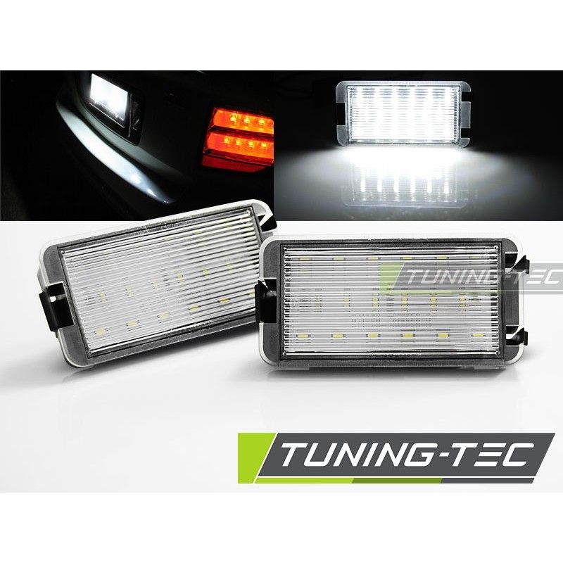 LICENSE LED LIGHTS fits SEAT IBIZA / CORDOBA / LEON / ALTEA / AROSA / TOLEDO, Ibiza 6K 93-02