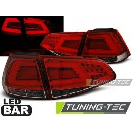 LED BAR TAIL LIGHTS RED WHIE fits VW GOLF 7 13-17 , Golf 7