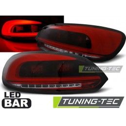 LED BAR TAIL LIGHTS RED SMOKE fits LDVWC2 VW SCIROCCO III 08-04.14, Scirocco