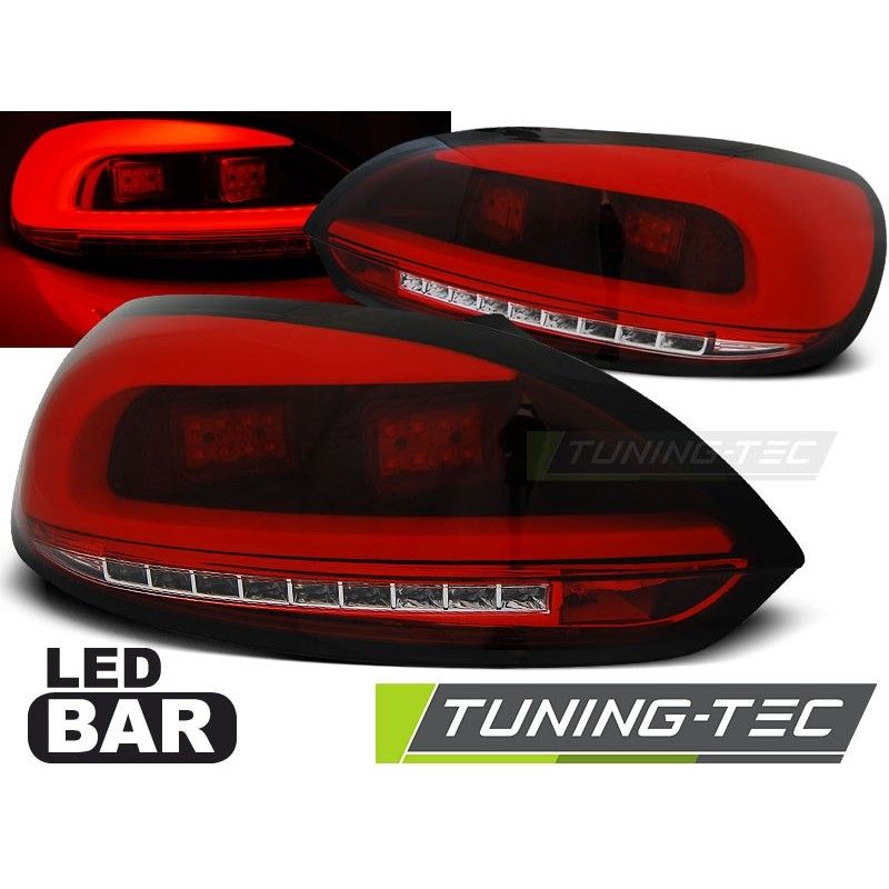 LED BAR TAIL LIGHTS RED WHIE fits VW SCIROCCO III 08-04.14, Scirocco