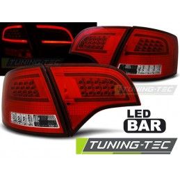 LED BAR TAIL LIGHTS RED WHIE fits AUDI A4 B7 11.04-03.08 AVANT, A4 B7 04-08