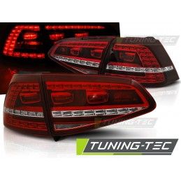 LED TAIL LIGHTS SPORT RED WHITE fits VW GOLF 7 13-17, Golf 7