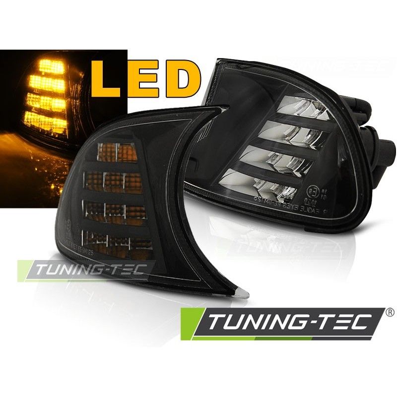 FRONT DIRECTION BLACK LED fits BMW E46 04.99-08.01 C/C, Serie 3 E46 Coupé/Cab