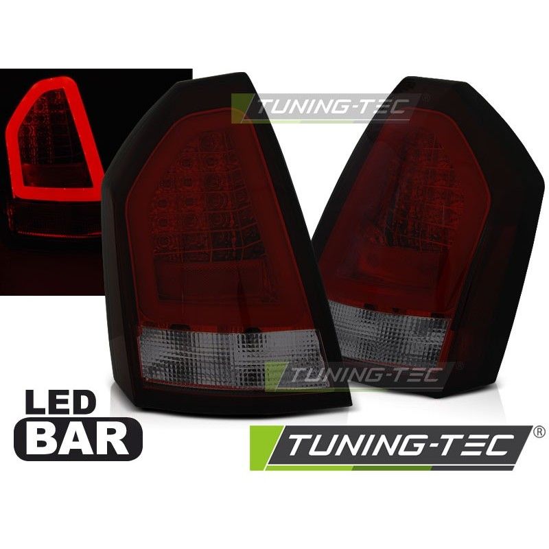 CHRYSLER 300C 05-08 RED SMOKE LED BAR, 300