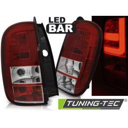 DACIA DUSTER 04.10- LED BAR RED WHITE, Eclairage Dacia