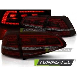 LED TAIL LIGHTS SPORT RED SMOKE fits VW GOLF 7 13- 17, Golf 7