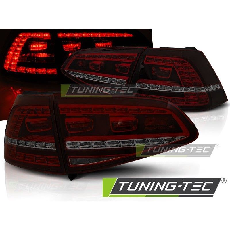 LED TAIL LIGHTS SPORT RED SMOKE fits VW GOLF 7 13- 17, Golf 7