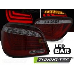 LED BAR TAIL LIGHTS RED SMOKE fits BMW E60 07.03-02.07, Serie 5 E60/61