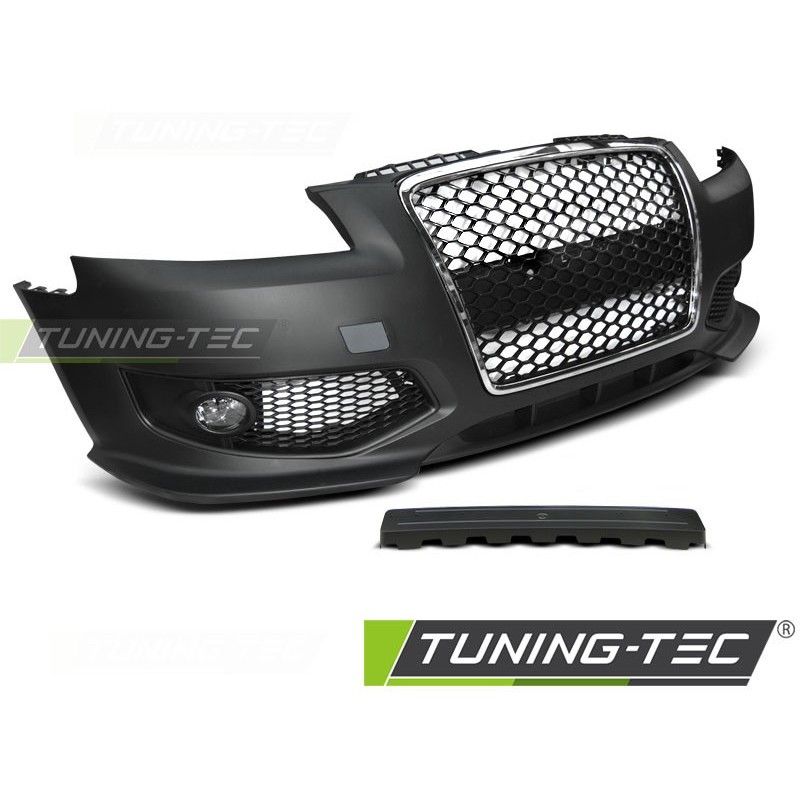 FRONT BUMPER SPORT CHROME BLACK fits AUDI A3 06.05-04.08, A3/ S3/ RS3 8P