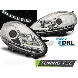 FIAT PUNTO EVO 10.09-12 CHROME DRL LED, Grande Punto (199)