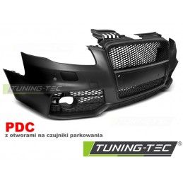 FRONT BUMPER SPORT BLACK PDC fits AUDI A4 04-08, Audi A4