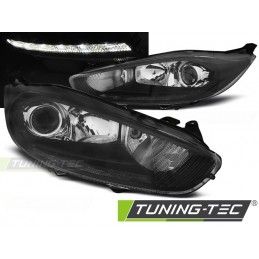 FORD FIESTA MK7 13-16 LED DRL BLACK, Eclairage Ford