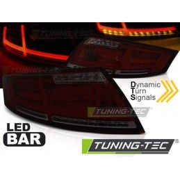 LED BAR TAIL LIGHTS RED SMOKE fits AUDI TT 04.06-02.14, TT 8J 06-14