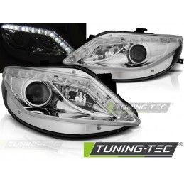 HEADLIGHTS DAYLIGHT CHROME fits SEAT IBIZA 6J 06.08-12, Ibiza 6J 08-17