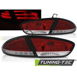 LED TAIL LIGHTS RED WHITE fits SEAT LEON 03.09-12, Leon II 05-12