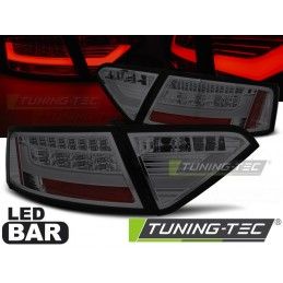 LED BAR TAIL LIGHTS SMOKE fits AUDI A5 07-06.11, A5 8T 07-16