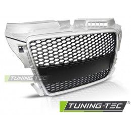 GRILLE SPORT SILVER fits AUDI A3 (8P) SPORT 04.08-07.12, A3/ S3/ RS3 8P