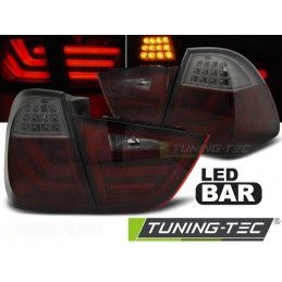 LED BAR TAIL LIGHTS RED SMOKE fits BMW E91 09-11, Serie 3 E90/E91