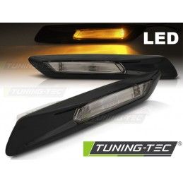 SIDE DIRECTION GLOSSY BLACK LED fits BMW F10/F11 10-13, Serie 5 F10/F11