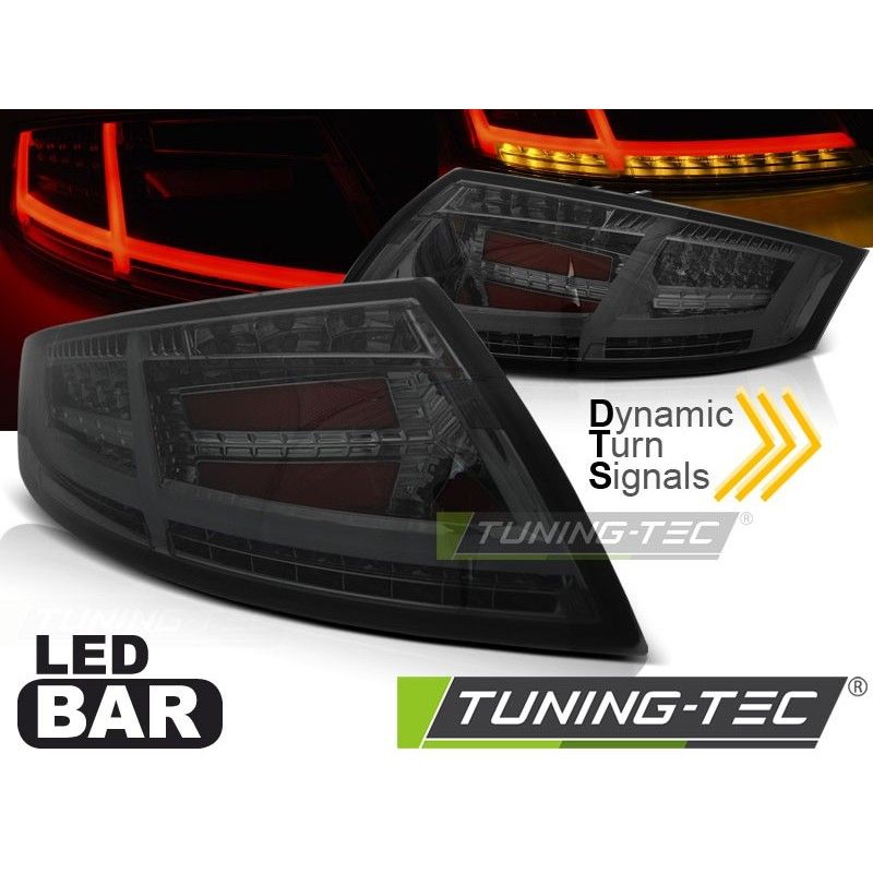 LED BAR TAIL LIGHTS SMOKE fits AUDI TT 04.06-02.14, TT 8J 06-14