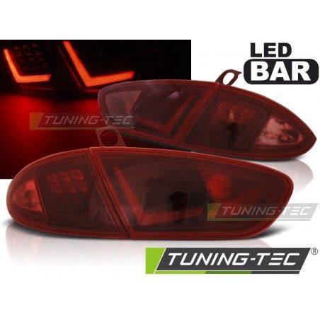 LED BAR TAIL LIGHTS RED fits SEAT LEON 03.09-12, Leon II 05-12