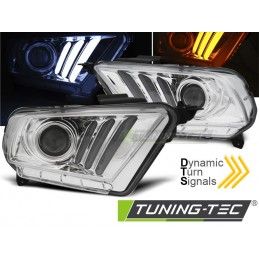 FORD MUSTANG V 10-13 TUBE LIGHT CHROME, Eclairage Ford