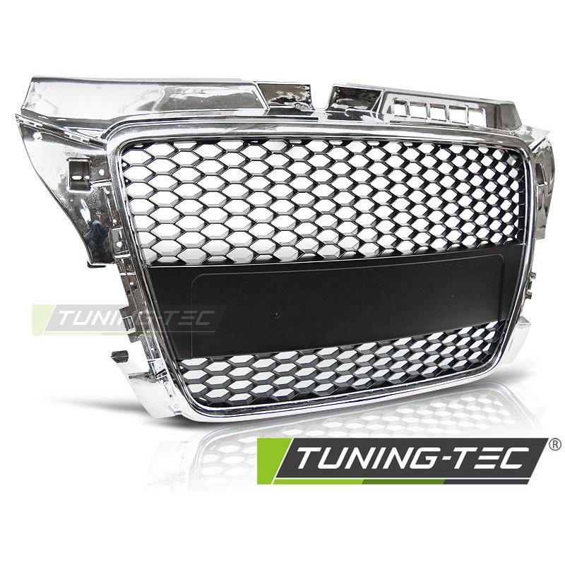 GRILLE SPORT CHROME fits AUDI A3 (8P) SPORT 04.08-07.12, A3/ S3/ RS3 8P