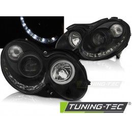 HEADLIGHTS DAYLIGHT BLACK fits MERCEDES CLK W209 03-10, Clk W209