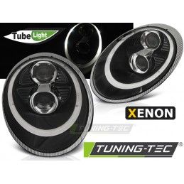 XENON HEADLIGHTS TUBE LIGHT BLACK fits PORSCHE 911 (997) 04-09, 911