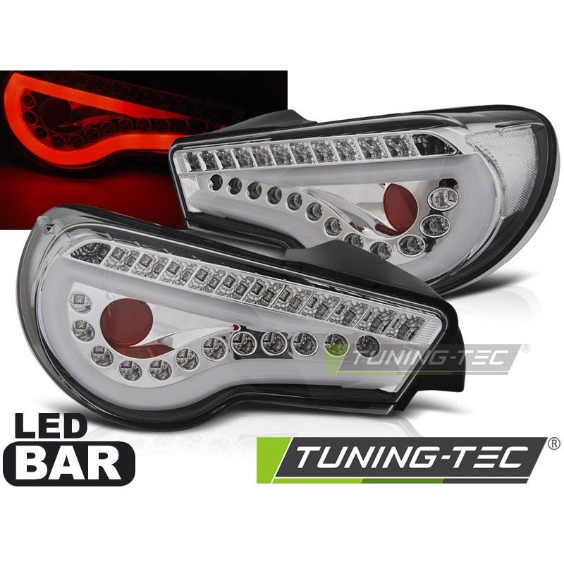 TOYOTA GT86 12-16 LED BAR CHROME, GT86