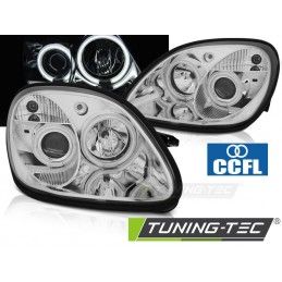 HEADLIGHTS ANGEL EYES CCFL CHROME fits MERCEDES R170 SLK 04.96-04, SLK R170