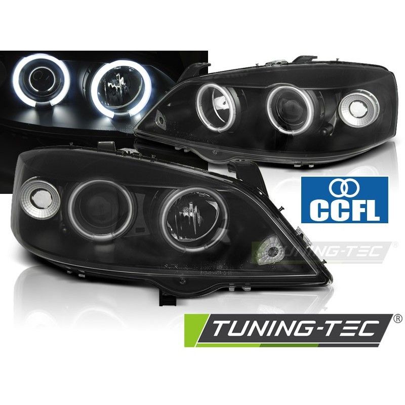 OPEL ASTRA G 09.97-02.04 ANGEL EYES CCFL BLACK, Astra G