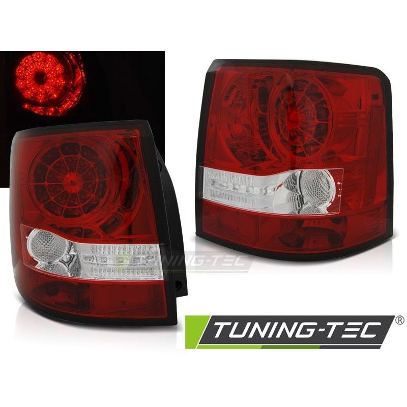 LAND ROVER RANGE ROVER SPORT 05-09 RED WHITE LED, Range Rover