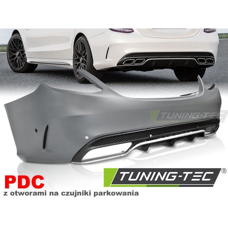 REAR BUMPER SPORT PDC fits MERCEDES W205 14-, W205