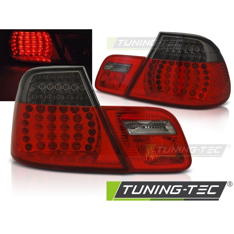 LED TAIL LIGHTS RED SMOKE fits BMW E46 04.03-06 COUPE, Serie 3 E46 Berline/Touring