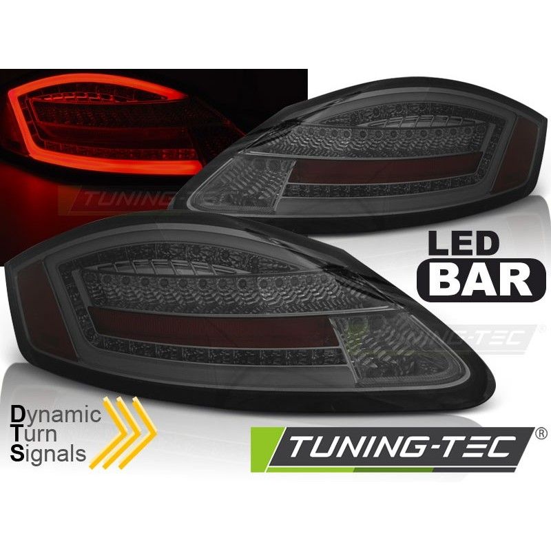 LED TAIL LIGHTS SMOKE SEQ fits PORSCHE BOXSTER 987 / CAYMAN 05-08, Boxster / Cayman