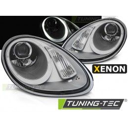 XENON HEADLIGHTS SILVER fits PORSCHE BOXSTER / CAYMAN 987 05-08 , Boxster / Cayman