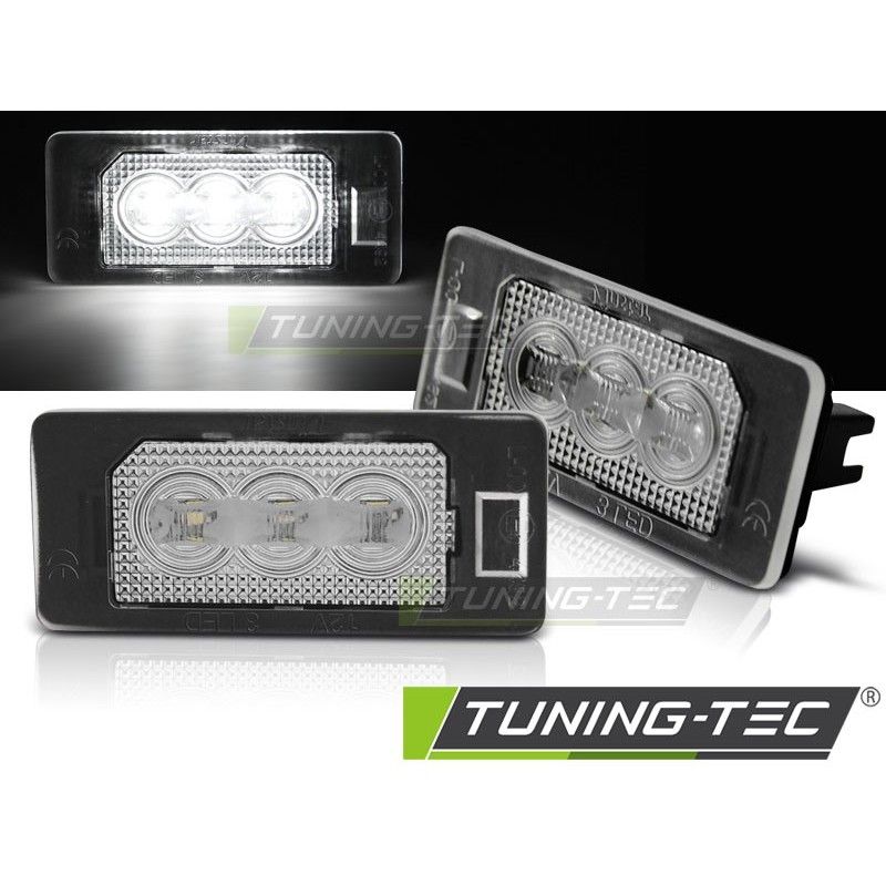 LICENSE LED 3x LIGHTS CLEAR fits BMW E90 / F30 / F32 / E39 / E60 / F10 / X3 / X5 / X6, X5 E70