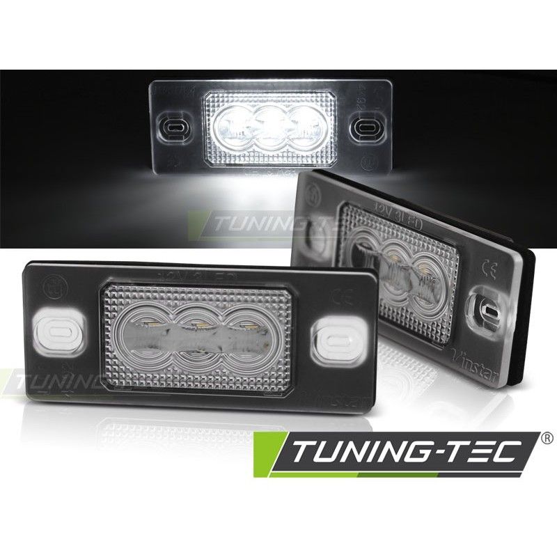 LICENSE LED LIGHTS 3xLED fits VW TIGUAN / TOUAREG / GOLF V VARIANT / PORSCHE CAYENNE with Canbus, Golf 5