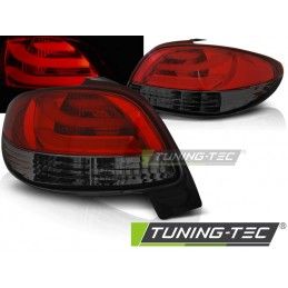 PEUGEOT 206 10.98- RED SMOKE LED BAR, 206